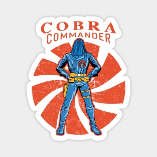 Retro Cobra Commander Magnet