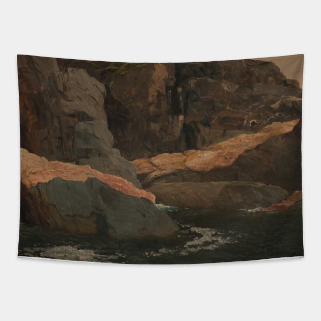 Labrador, Big Island, Battle Harbor by Frederic Edwin Church Tapestry by Classic Art Stall