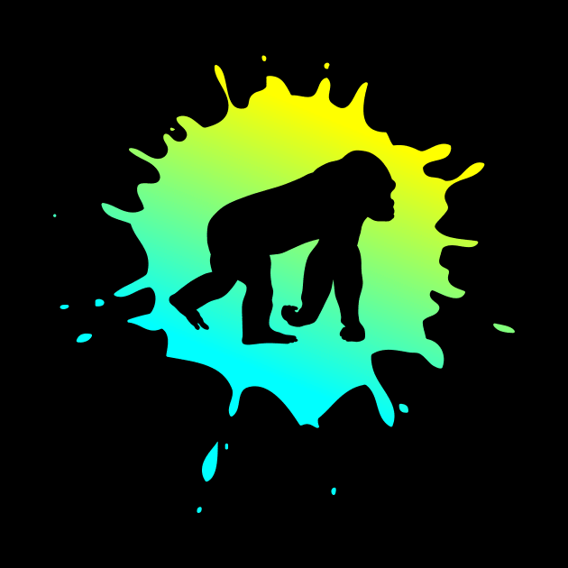 Men or Boys Gorilla by JKFDesigns