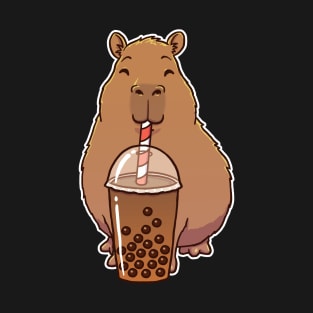 Capybara Bubble Tea T-Shirt