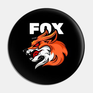 Face Fox Pin