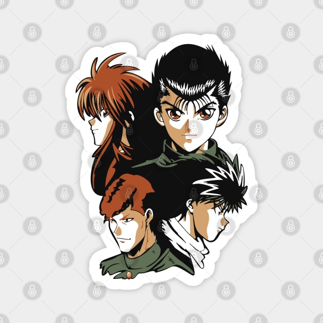 yu yu hakusho Fanart Magnet by Planet of Tees