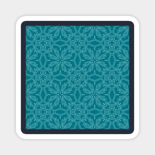 Teal Mosaic Magnet