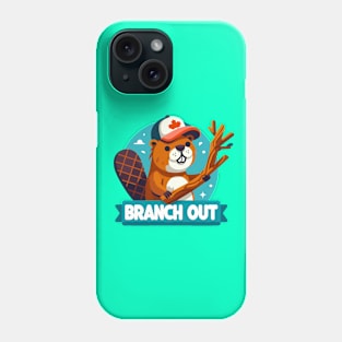 Branch Out: Clever Beaver's Exploration Phone Case