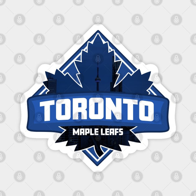 Toronto Maple Leafs Magnet by Pink Umbrella