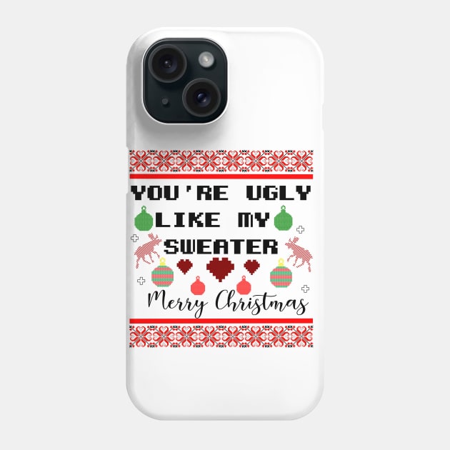 Ugly sweater winner Phone Case by Oopsie Daisy!