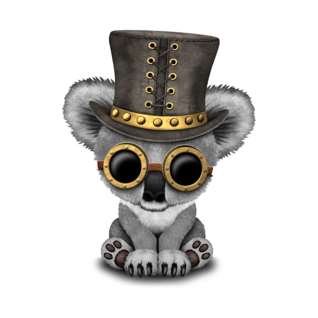 Steampunk Baby Koala Bear by jeffbartels