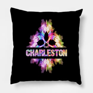 Charleston Tie Dye Watercolor Gift Souvenir Pillow