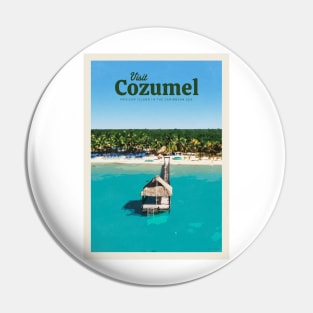 Visit Cozumel Pin