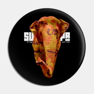 The elephant camo Pin