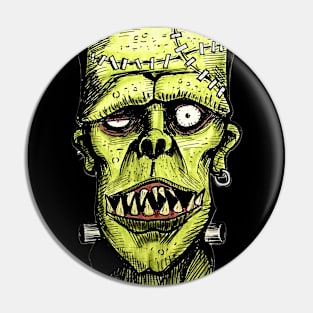 Franken-Freak Pin