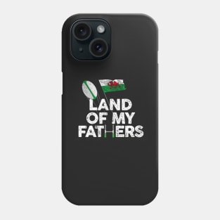 Welsh rugby Union land of my fathers posts Phone Case