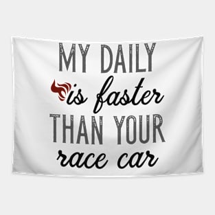 My Daily Is Faster Tapestry