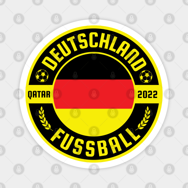 Deutschland Fussball Magnet by footballomatic