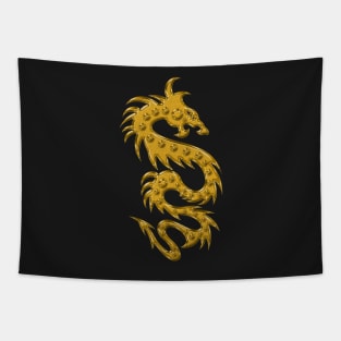 Golden Creature | Dragon | Cherie's Art Tapestry