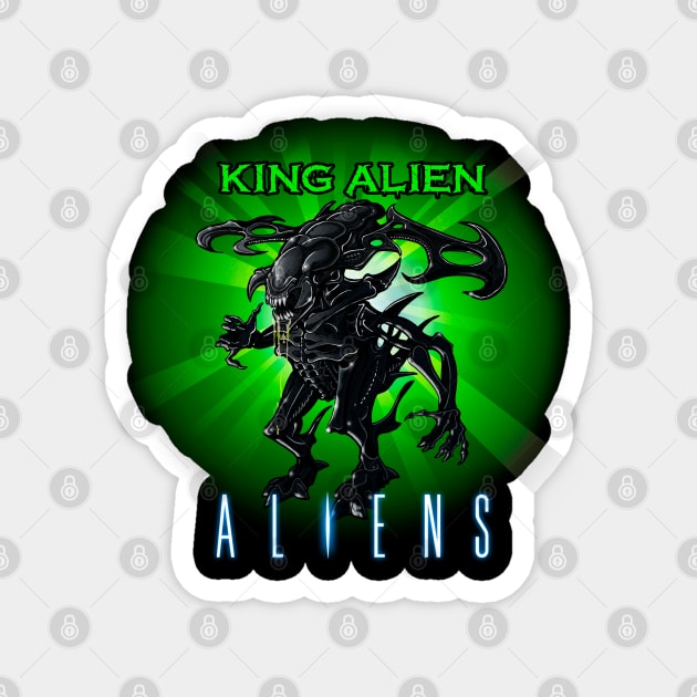 King Alien Kenner Magnet by Ale_jediknigth