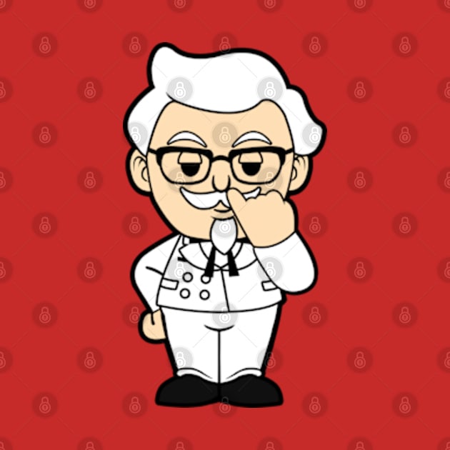 Funny Colonel Sanders by mighty corps studio