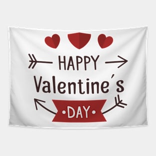 Happy Valentine's day love cute romance couple gift Tapestry