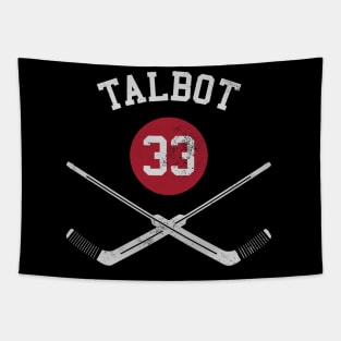 Cam Talbot Ottawa Goalie Sticks Tapestry