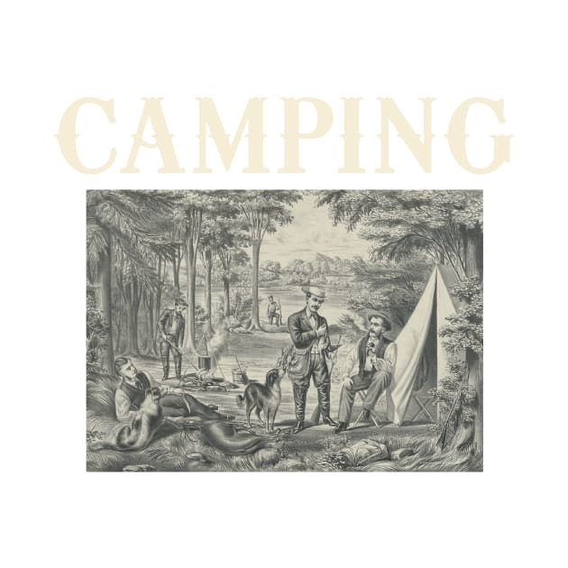 Camping Old School by teepossible