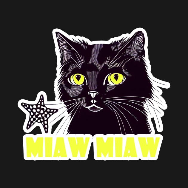 Cat Miaw: Playful and Cute Cat Design by LycheeDesign