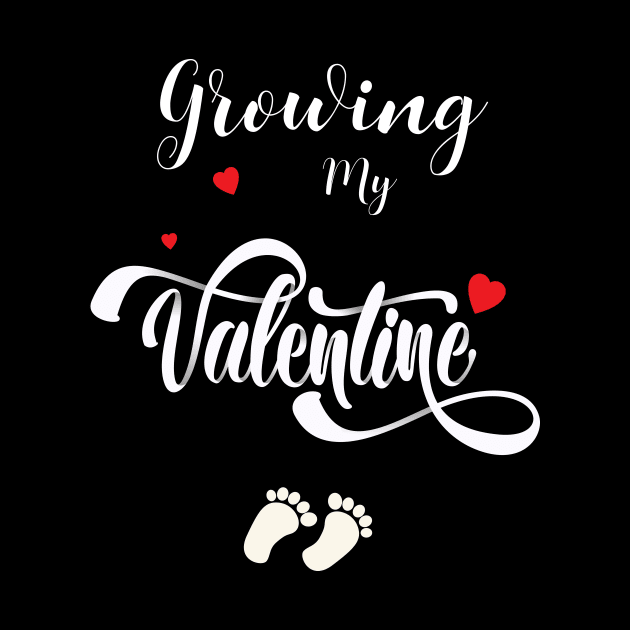 Growing My Valentine ,Pregnancy Announcement Valentines Day by kokowaza