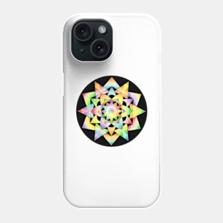 Rainbow Kaleidoscope Mandala Phone Case