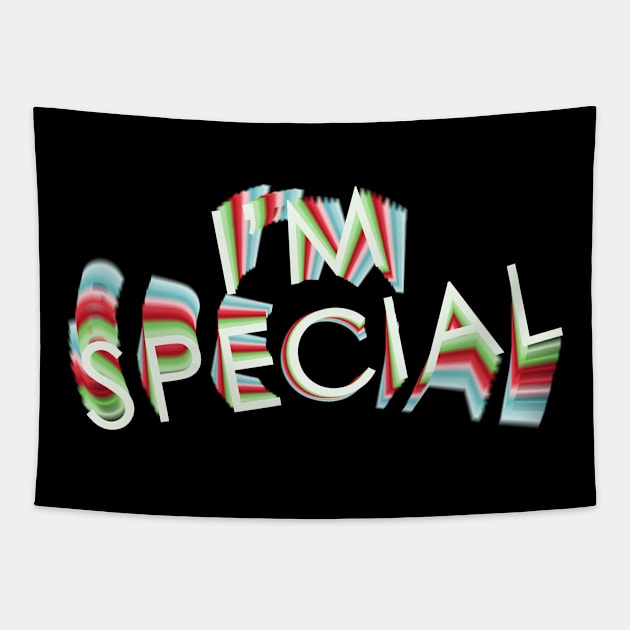 I'm Special retro Tapestry by karutees