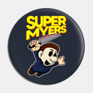 Super Myers Halloween Pin