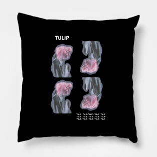 Tulip Art Deco Minimalist Flora Vintage Since Pillow