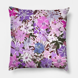 Light Purple Flowers Pillow