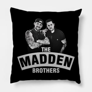 The Madden Brothers///Black & White Portrait Pillow