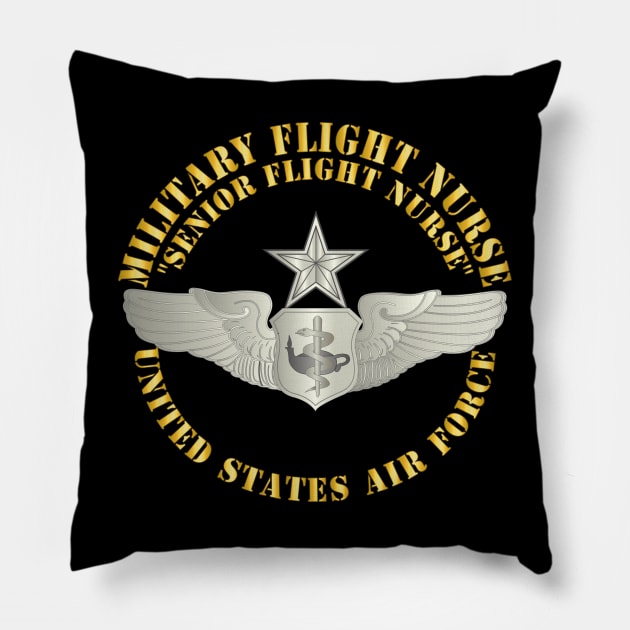 Military Flight Nurse - Flight Nurse - Seior Pillow by twix123844