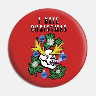 Anti Christmas I Hate Christmas Pin