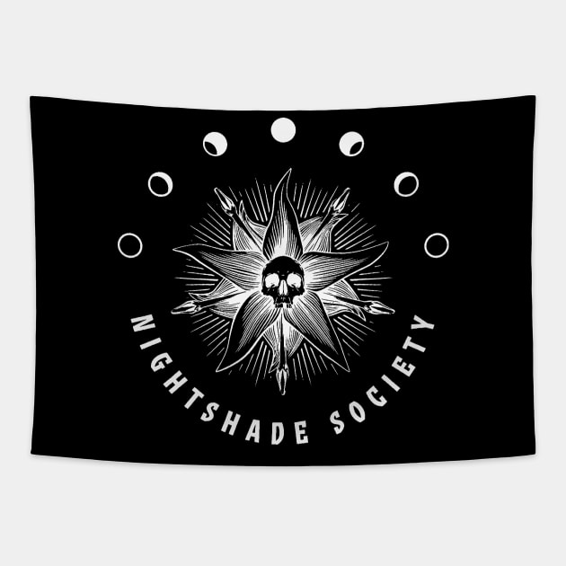 Nightshade Society Tapestry by MindsparkCreative