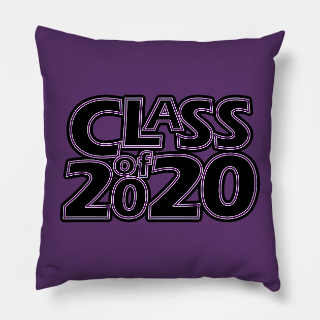 Grad Class of 2020 Pillow by gkillerb