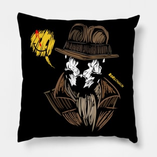 Rorschach face Pillow