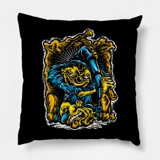 Clown Massacre Style Pillow