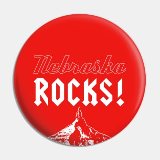 Nebraska Rocks T-shirt by Corn Coast Pin