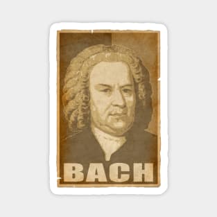 Johann Sebastin Bach Propagand pop art Magnet