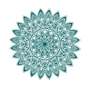 Mandala (teal) T-Shirt