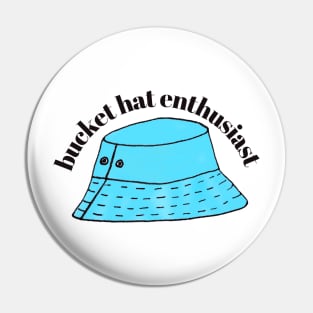 Bucket Hat Enthusiast Pin