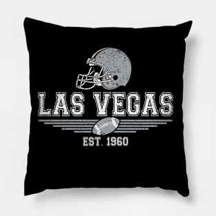 Las Vegas Vintage Football Est 1960 Raider Retro At Game Day Pillow