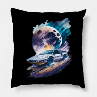 Summer Art DMC DeLorean Pillow