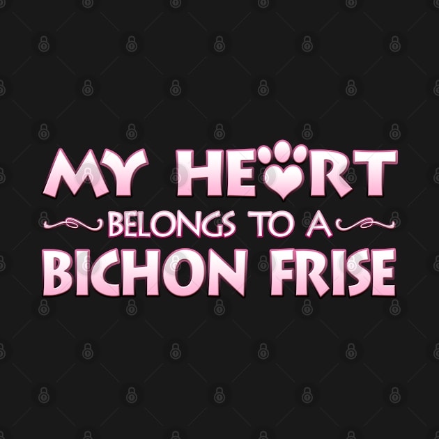 Valentine's Day Gift For Bichon Frise Dog Lovers & Owners by Just Another Shirt