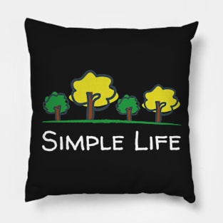 Simple Life - Four Trees Pillow