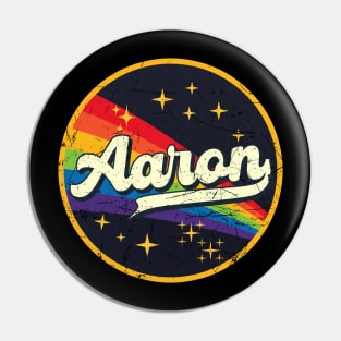 Aaron // Rainbow In Space Vintage Grunge-Style Pin