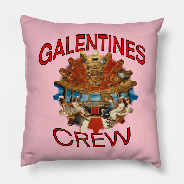 Galentines crew, air crew Pillow by sailorsam1805