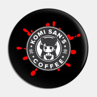 Komi_san coffee Pin