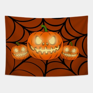 Halloween Pumpkin Tapestry